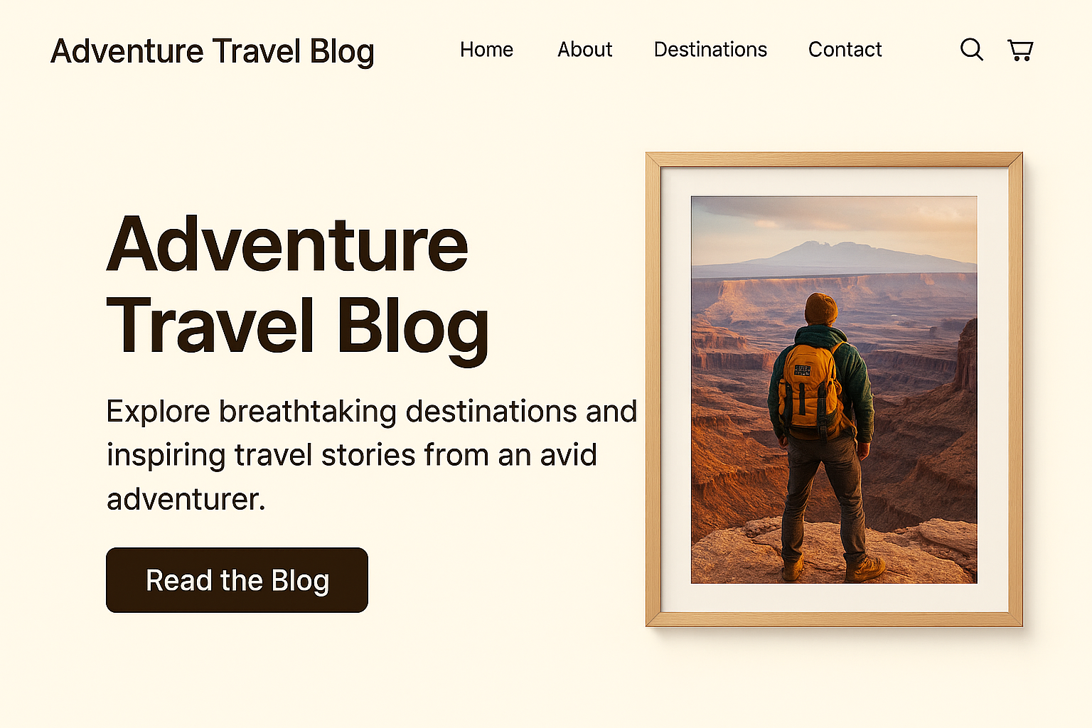 Travel Blog Example